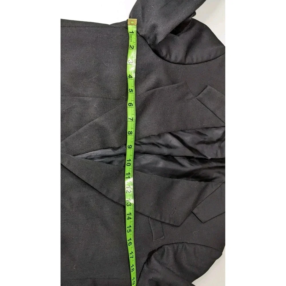 Oscar‎ De La Renta Mens Black Suit Jacket Size 36 S 202